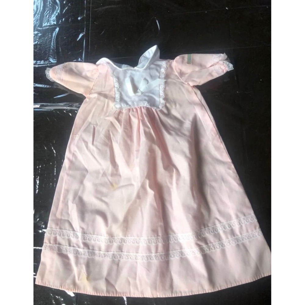 Vintage 1980's Pink Cabbage Patch Kid CPK Nightgown Dress‎